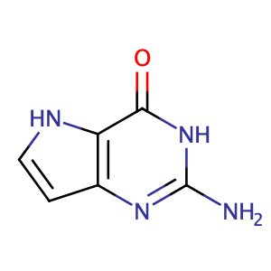 2-氨基-3,5-二氢吡咯并[3,2-D]嘧啶-4-酮,4H-Pyrrolo[3,2-d]pyrimidin-4-one, 2-amino-1,5-dihydro- (9CI)