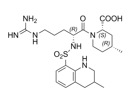 阿加曲班雜質(zhì)I,(2S,4R)-4-methyl-1-(((3-methyl-1,2,3,4-tetrahydroquinolin-8-yl)sulfonyl)-D-arginyl)piperidine-2-carboxylic acid