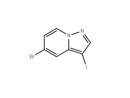 5-溴-3-碘吡唑并[1,5-A]吡啶,5-bromo-3-iodopyrazolo[1,5-a]pyridine