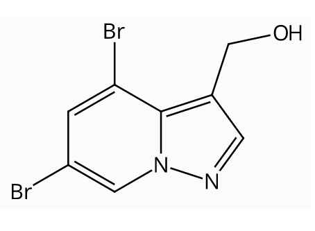 4,6-二溴吡唑并[1,5-a]吡啶-3-甲醇,Pyrazolo[1,5-a]pyridine-3-methanol, 4,6-dibromo-