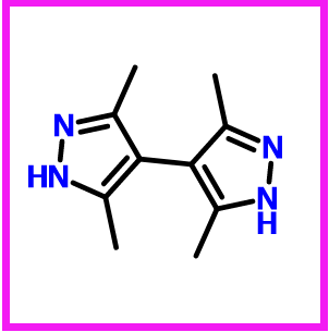 四甲基联吡唑,3, 5, 3', 5'-Tetramethyl-1H,1'H-[4,4'] bipyrazole;3,3',5,5'-TetraMethyl-1H,1'H-4,4'-bipyrazole;4-(3,5-dimethyl-1H-pyrazol-4-yl)-3,5-dimethyl-1H-pyrazole