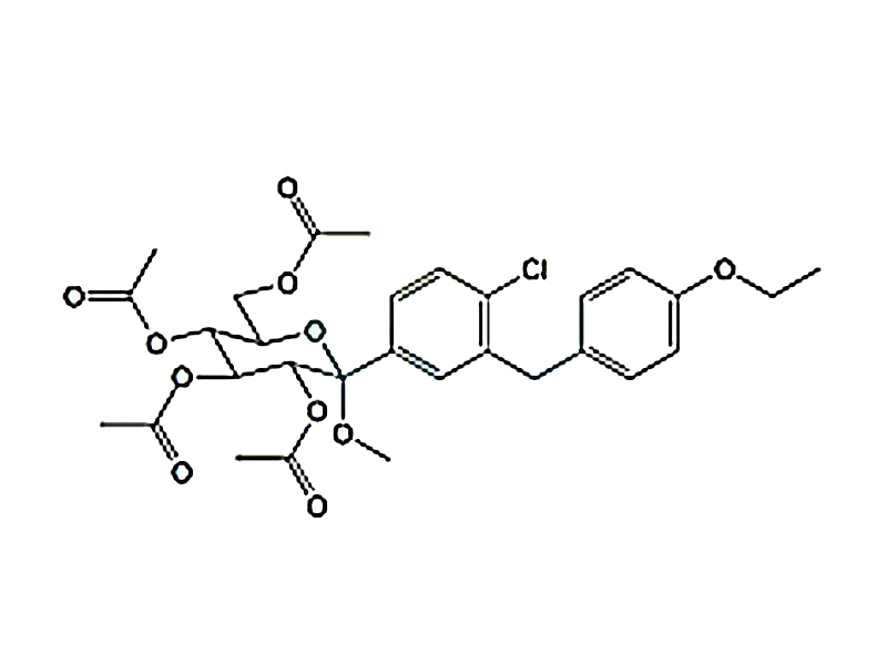 达格列净杂质28对照品,Dapagliflozin Methoxy Tetraacetate