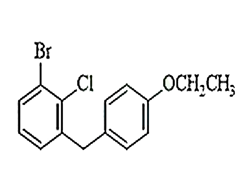 3-溴-2-氯-4'-乙氧基二苯甲烷,3-bromo-2-chloro-4-ethoxydiphenylmethane