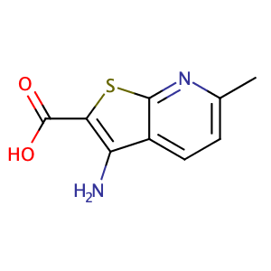 3-氨基-6-甲基噻吩并[2,3-b]吡啶-2-甲酸甲酯,3-Amino-6-methylthieno[2,3-b]pyridine-2-carboxylic acid
