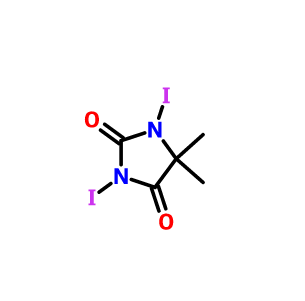 1,3-二碘-5,5-二甲基海因,1,3- di iodo-5,5-dimethylhydantion