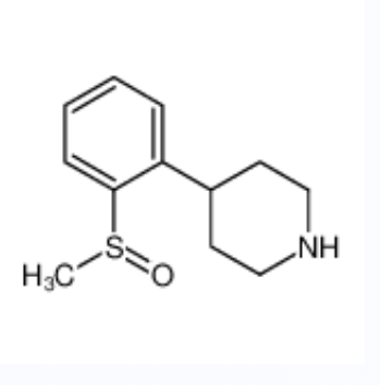4-[2-[(S)-methylsulfinyl]phenyl]piperidine,4-[2-[(S)-methylsulfinyl]phenyl]piperidine