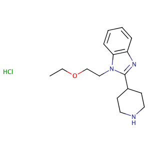 1-(2-甲氧基乙基)-2-(哌啶-4-基)-1H-苯并[D]咪唑鹽酸鹽,1-(2-Ethoxyethyl)-2-(piperidin-4-yl)-1H-benzo[d]imidazole hydrochloride