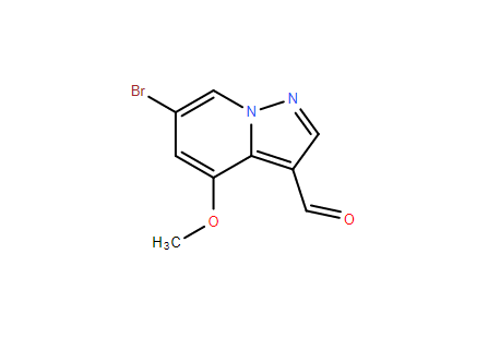 6-溴-4-甲氧基吡唑并[1,5-A]吡啶-3-甲醛,6-BroMo-4-Methoxypyrazolo[1,5-a]pyridine-3-carbaldehyde