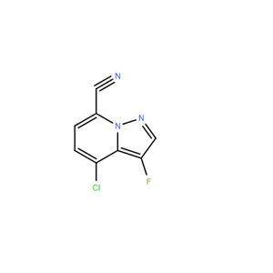 4-氯-3-氟吡唑并[1,5-A]吡啶-7-甲腈