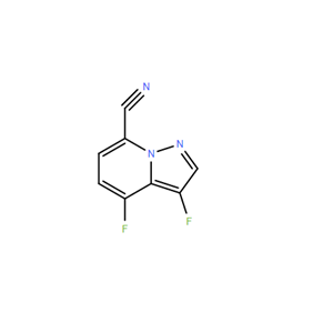 3,4-二氟吡唑并[1,5-A]吡啶-7-甲腈