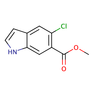 5-氯-1H-吲哚-6-甲酸甲酯,Methyl 5-chloro-1H-indole-6-carboxylate