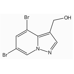 4,6-二溴吡唑并[1,5-a]吡啶-3-甲醇,Pyrazolo[1,5-a]pyridine-3-methanol, 4,6-dibromo-