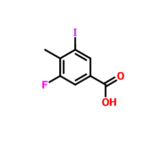 3-氟-5-碘-4-甲基苯甲酸,3-Fluoro-5-Iodo-4-Methylbenzoic acid