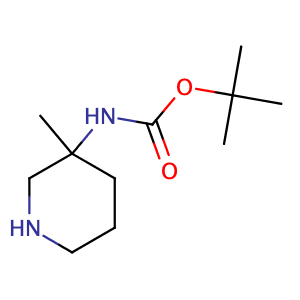 3-(Boc-氨基)-3-甲基哌啶,tert-Butyl N-(3-methylpiperidin-3-yl)carbamate