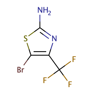 5-溴-4-(三氟甲基)噻唑-2-胺