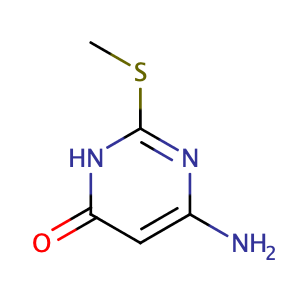 2-甲硫基-4-氨基-6-羟基嘧啶,4-AMINO-2-(METHYLTHIO)-6-PYRIMIDINOL