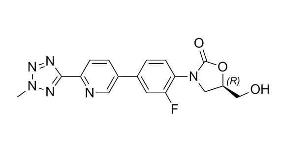 特地唑胺雜質(zhì)25,(R)-3-(2-fluoro-4-(6-(2-methyl-2H-tetrazol-5-yl)pyridin-3-yl)phenyl)-5-(hydroxymethyl)oxazolidin-2-one