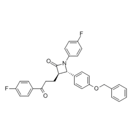 (3R,4S)-4-[4-(苄氧基)苯基]-1-(4-氟苯基)-3-[3-(4-氟苯基)-3-氧代丙基]氮杂环丁烷-2-酮,(3R,4S)-4-[4-(Benzyloxy)phenyl]-1-(4-fluorophenyl)-3-[3-(4-fluorophenyl)-3-oxopropyl]azetidin-2-one