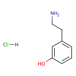 3-(2-氨基乙基)苯酚盐酸盐,3-Hydroxyphenethylamine hydrochloride