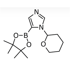 1-(2-四氢吡喃基)-1H-咪唑-5-硼酸频哪酯