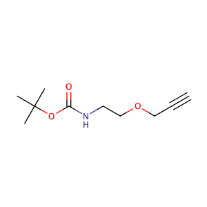 氨基甲酸，[2-（2-丙炔氧基）乙基]、1,1-二甲基乙酯（9CI）,Carbamic acid, [2-(2-propynyloxy)ethyl]-, 1,1-dimethylethyl ester (9CI)