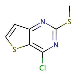 4-氯-2-甲硫基噻吩并[3,2-d]嘧啶,4-Chloro-2-(methylthio)thieno[3,2-d]pyrimidine