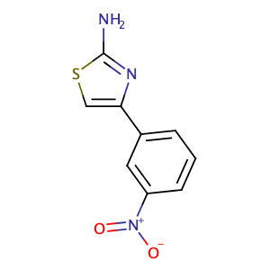 4-(3-硝基苯基)噻唑-2-胺,4-(3-Nitrophenyl)-1,3-thiazol-2-amine