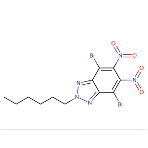 4,7-二溴-2-己基-5,6-二硝基-2H-苯并[D][1,2,3]三氮唑