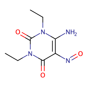 1,3-二乙基-5-亚硝基-6-氨基脲嘧啶