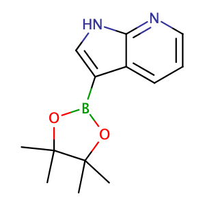 7-氮雜吲哚-3-硼酸頻哪醇酯,3-(4,4,5,5-Tetramethyl-1,3,2-dioxaborolan-2-yl)-1H-pyrrolo[2,3-b]pyridine