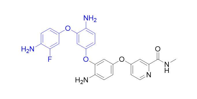 瑞戈非尼雜質(zhì)09,4-(4-amino-3-(4-amino-3-(4-amino-3-fluorophenoxy)phenoxy)phenoxy)-N-methylpicolinamide