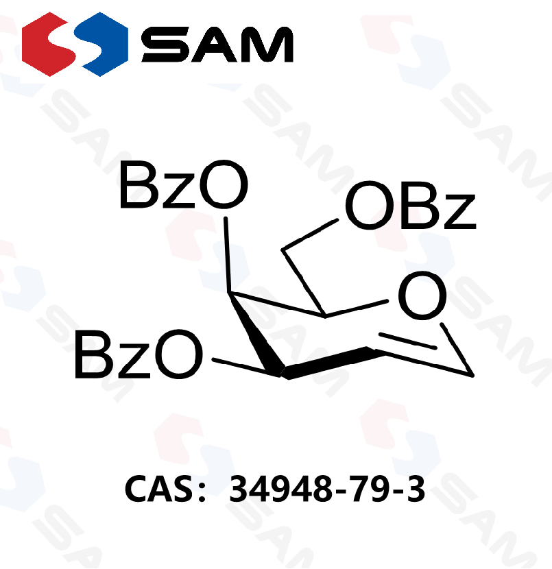 3, 4, 6-三-O-苯甲酰基-D-半乳糖烯,3,4,6-Tri-O-Benzoyl-D-galactal