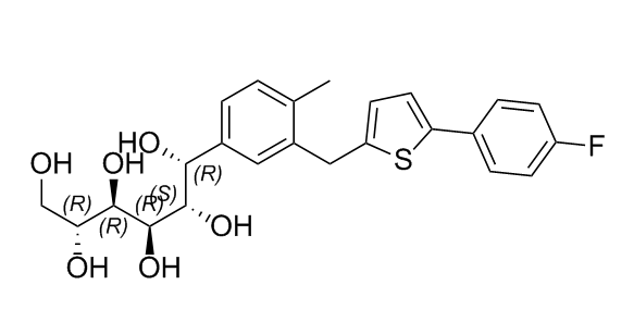 卡格列净杂质16,(1R,2S,3R,4R,5R)-1-(3-((5-(4-fluorophenyl)thiophen-2-yl)methyl)-4-methylphenyl)hexane-1,2,3,4,5,6-hexaol