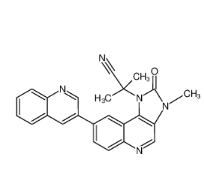 2-甲基-2-[4-[3-甲基-2-氧代-8-(喹啉-3-基)-2,3-二氢咪唑并[4,5-C]喹啉-1-基]苯基]丙腈,NVP-BEZ 235