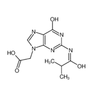 9H-嘌呤-9-乙酸, 1,6-二氢-2-[(2-甲基-1-氧代丙基)氨基]-6-氧代-