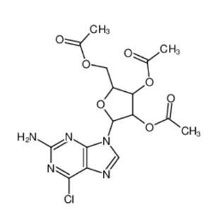 2',3',5'-三-O-乙酰-2-氨基-6-氯嘌呤核苷