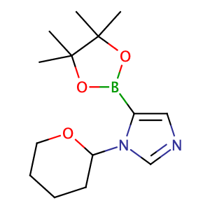 1-THP-咪唑-5-硼酸片那醇酯,1-(Tetrahydro-2H-pyran-2-yl)-5-(4,4,5,5-tetramethyl-1,3,2-dioxaborolan-2-yl)-1H-imidazole