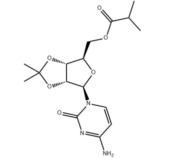 莫匹拉韦,Cytidine, 2',3'-O-(1-methylethylidene)-, 5'-(2-methylpropanoate)