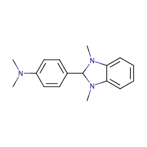 1,3-二甲基-2-苯基-2,3-二氢-1H-苯并咪唑,4-(2,3-Dihydro-1,3-dimethyl-1H-benzimidazol-2-yl)-N,N-dimethylbenzenamine