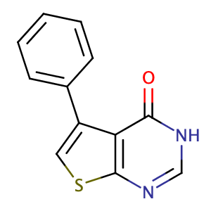 5-苯基-噻吩并[2,3-d]嘧啶-4(1H)-酮,5-Phenylthieno[2,3-d]pyrimidin-4(1H)-one