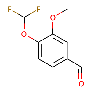 3-甲氧基-4-(二氟甲氧基)苯甲醛,4-DIFLUOROMETHOXY-3-METHOXY-BENZALDEHYDE