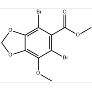 1,3-苯并二恶英-5-羧酸,4,6-二溴-7-甲氧基-甲酯