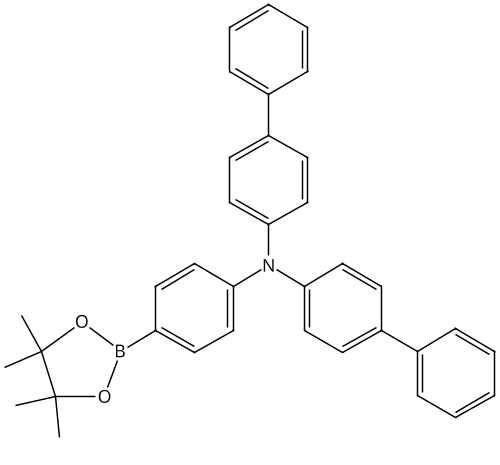 N-[1,1′-联苯]-4-基-N-[硼酸频哪醇酯)苯基][1,1′-联苯]-4-胺,N-[1,1′-Biphenyl]-4-yl-N-[4-(4,4,5,5-tetramethyl-1,3,2-dioxaborolan-2-yl)phenyl][1,1′-biphenyl]-4-amine