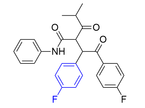 阿托伐他汀钙杂质27,2-(1,2-bis(4-fluorophenyl)-2-oxoethyl)-4-methyl-3-oxo-N-phenylpentanamide