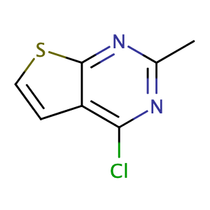 4-氯-2-甲基噻吩并[2,3-d]嘧啶,4-CHLORO-2-METHYL-THIENO[2,3-D]PYRIMIDINE