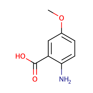 2-氨基-5-甲氧基苯甲酸,2-Amino-5-methoxybenzoic acid