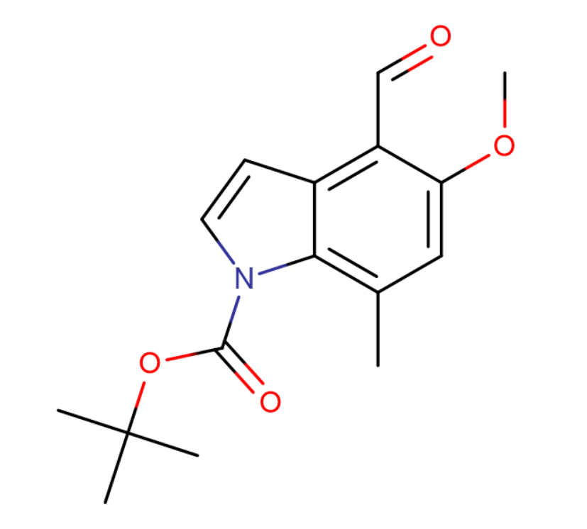 5-甲氧基-7-甲基-T-BOC-1H-吲哚-4-甲醛,5-Methoxy-7-Methyl-t-Boc-1H-indole-4-carbaldehyde