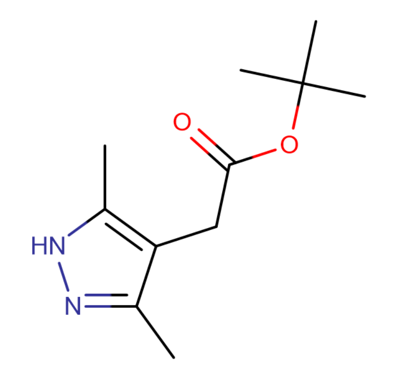 2-(3,5-二甲基-1H-吡唑-4-基)乙酸叔丁酯,tert-Butyl 2-(3,5-dimethyl-1H-pyrazol-4-yl)acetate