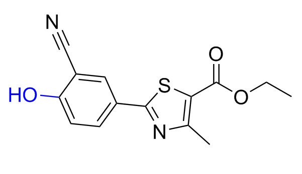 非布索坦杂质C,ethyl 2-(3-cyano-4-hydroxyphenyl)-4-methylthiazole-5-carboxylate