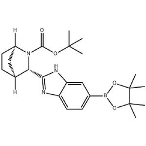 雷迪帕韦&索磷布韦 中间体,(1R,3S,4S)-3-[6-(4,4,5,5-Tetramethyl-1,3,2-dioxaborolan-2-yl)-1H-benzimidazol-2-yl]-2-azabicyclo[2.2.1]heptane-2-carboxylic acid 1,1-dimethylethyl ester